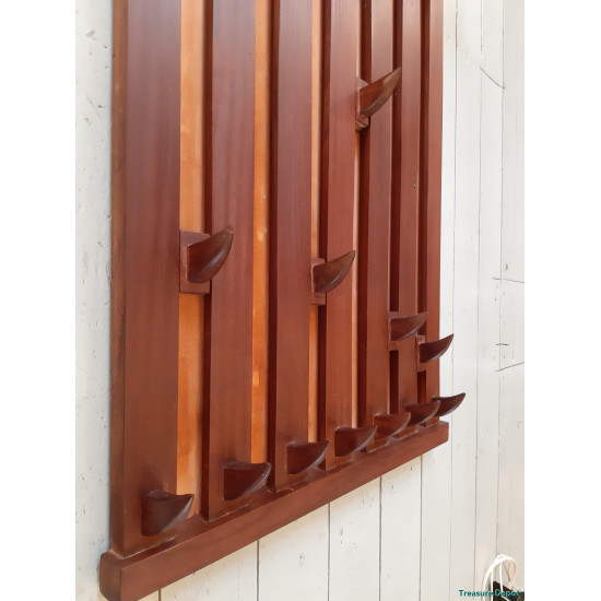 Wooden Vintage Coat Rack   21329 (5) 550x550h 